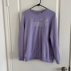 Lavender crew neck sweatshirt